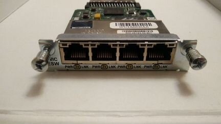 Cisco hwic-4ESW и hwicd-9ESW