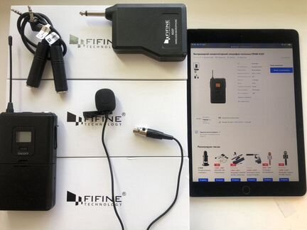 Новый петличный беспроводной Радио Микрофон Fifine