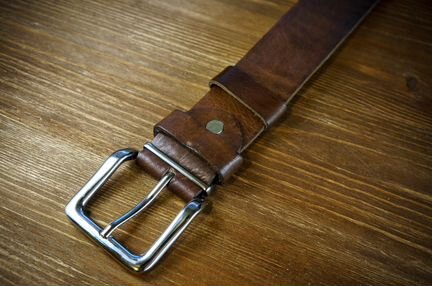 Ремень Кожаный Мужской Натуральная Кожа Бычья кожа