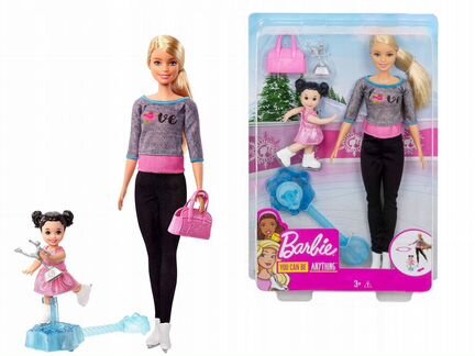 Новая Barbie тренер по фигурному катанию от Mattel