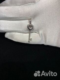 Ключик chopard из белого золота С бриллиантами