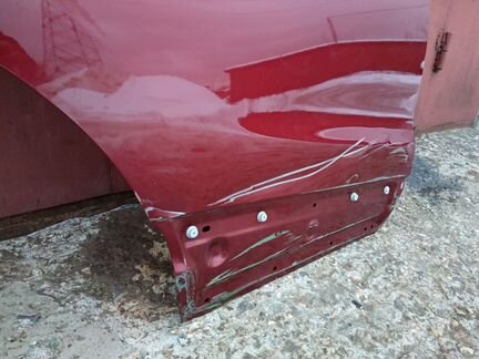 Дверь Nissan Qashqai 2 J11 правая задняя бордо