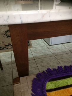 Обеденный стол 141*80 со стульями