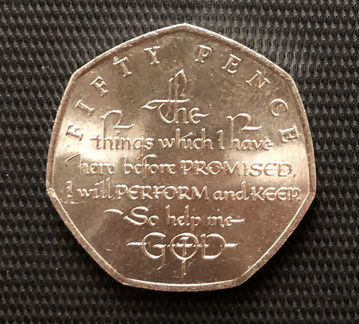 50 пенсов остров Мэн