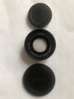 Комплект объектив с колпачками canon