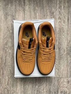 Кеды Nike Air Force 1 замшевые карамельные