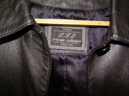 Кожаная куртка-пиджак