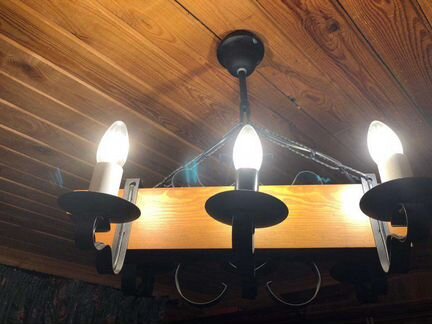 Люстры для дачи или охотничьего домика за 4 штуки